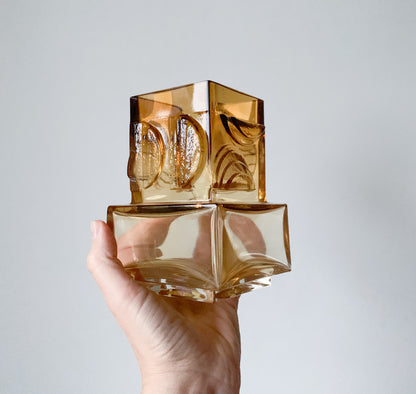 Brutalist glass vase Lunar Eclipse | Pentti Sarpaneva