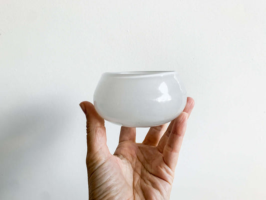 Riihimaki | Opaline Glass Sugar Bowl by Nanny Still, 1950s