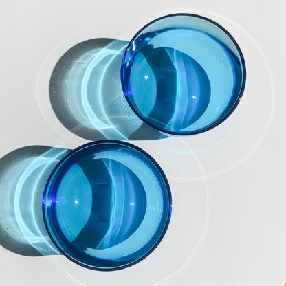 Kaj Franck | 2 Fasetti bowls, Nuutajärvi Finland