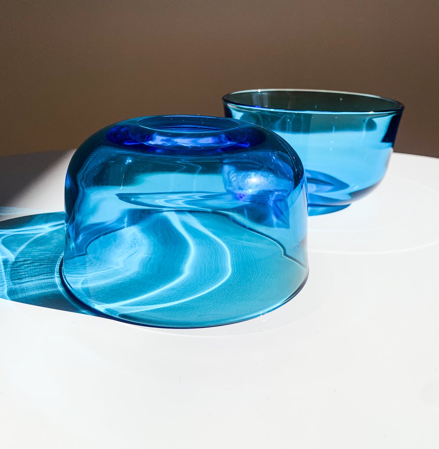 Kaj Franck | 2 Fasetti bowls, Nuutajärvi Finland