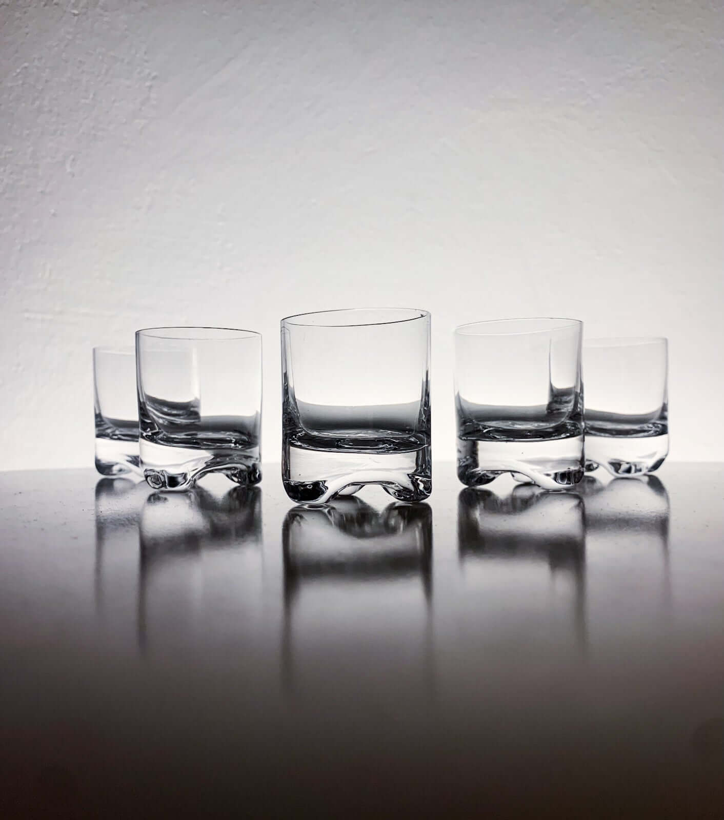 Tapio Wirkkala Iittala, set of 5 shots Gaissa