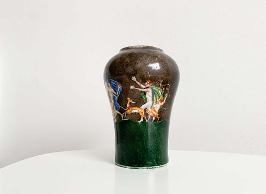Jugend Porcelain Vase Decorated | Possibly Arabia 1900s