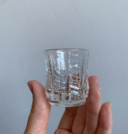 Eero Rislakki Katja | Crystal shot glasses set of 4, 1970s