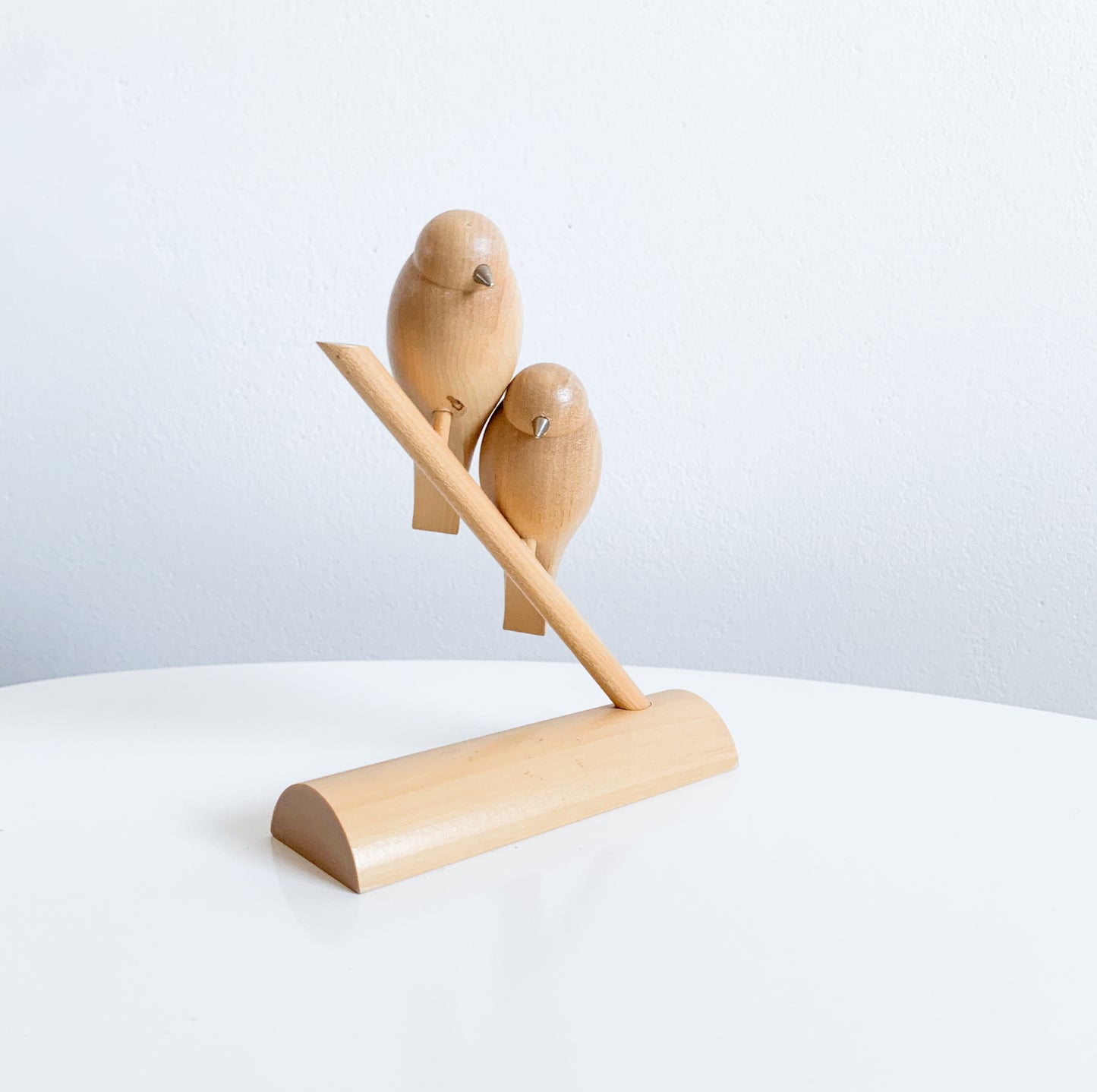 Aarikka Finland | Wooden bird pair sculpture