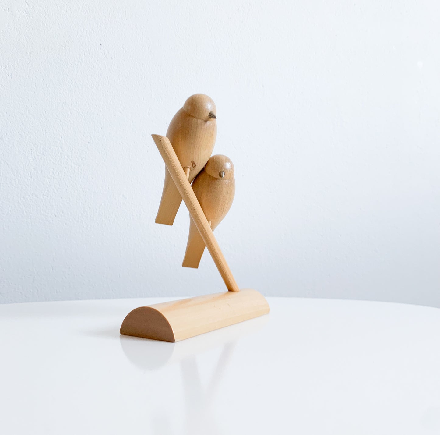Aarikka Finland | Wooden bird pair sculpture