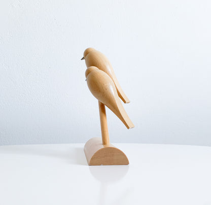 Aarikka Finland | Wooden bird pair sculpture
