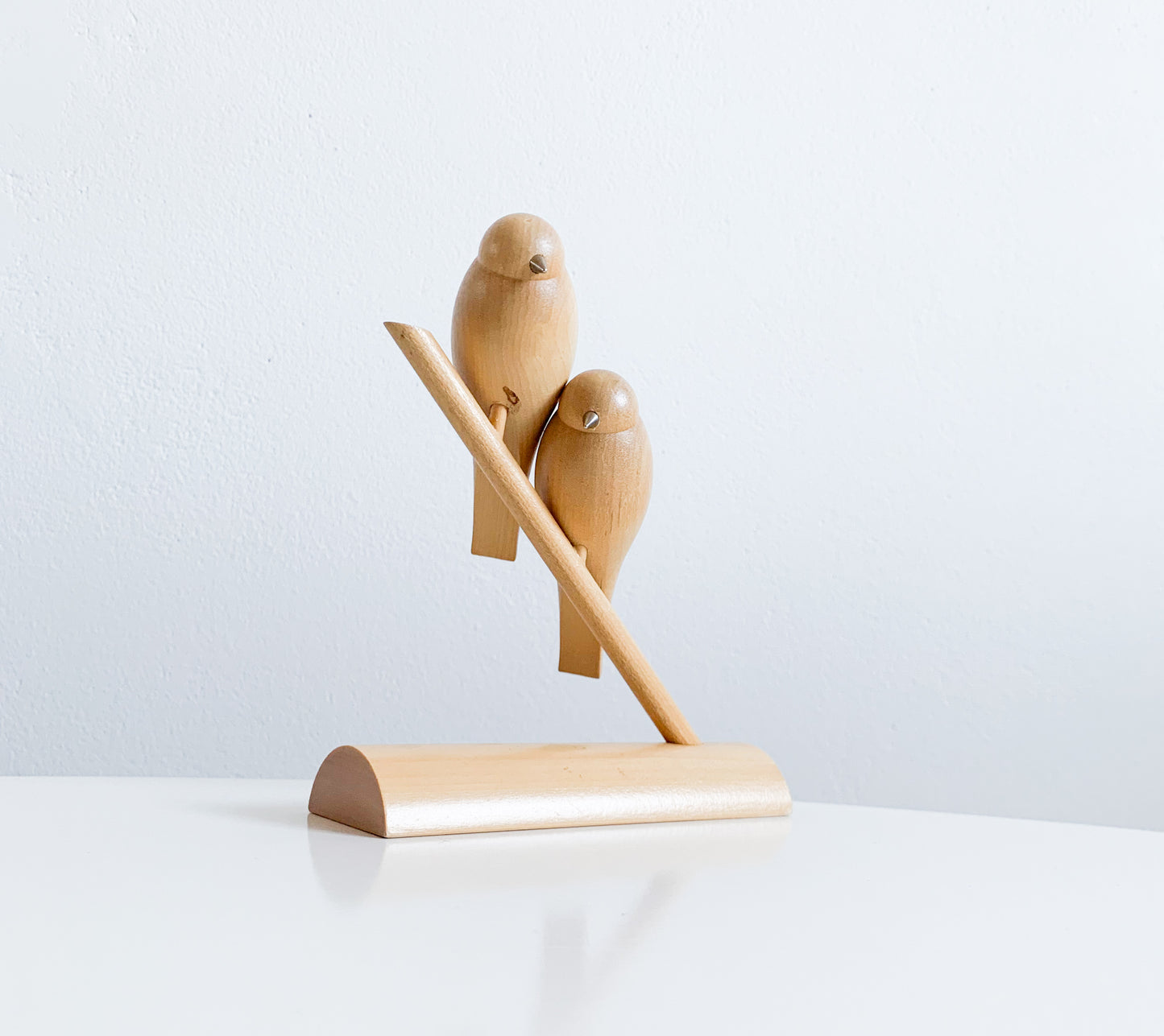 Aarikka Finland | Wooden bird pair sculpture