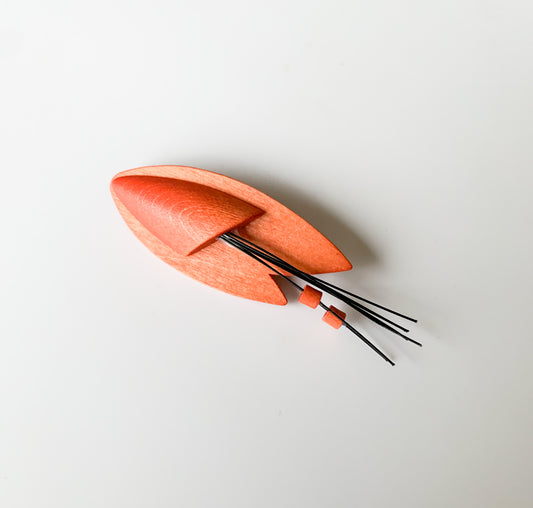 Aarikka Finland | Streamlined object in flight brooch