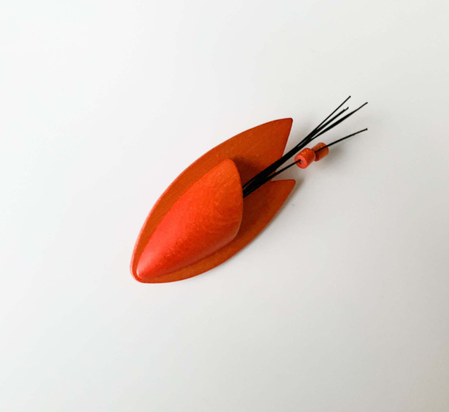 Aarikka Finland | Streamlined object in flight brooch