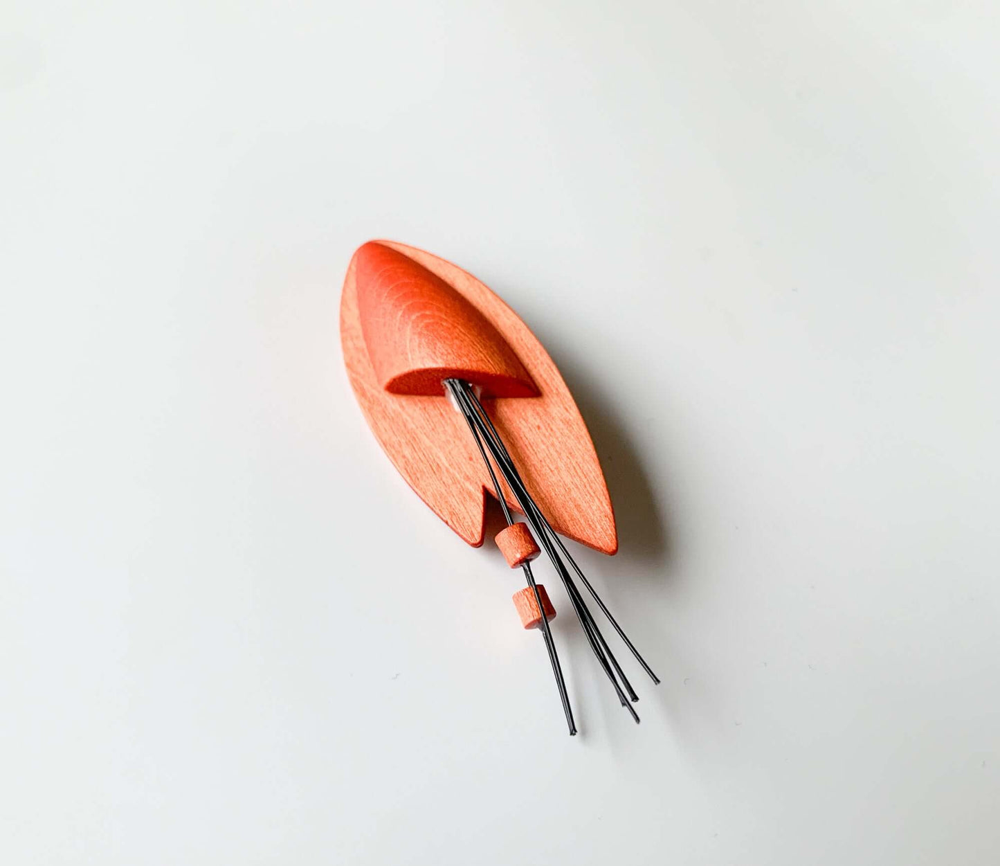 Aarikka Finland | Streamlined object in flight brooch