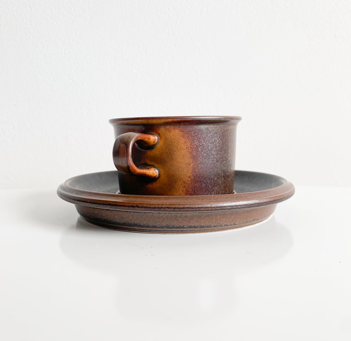 Arabia Finland | Ruska mocca coffee cup, stamped