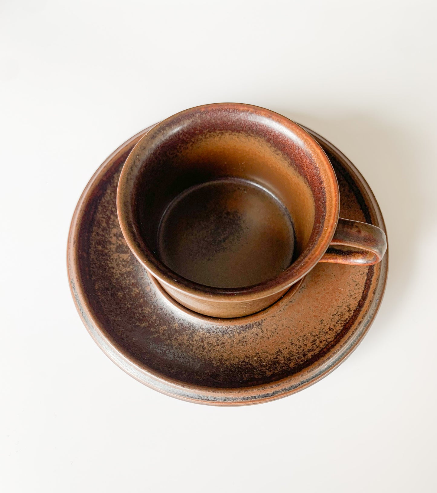 Arabia Finland | Ruska mocca coffee cup, stamped