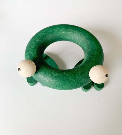 Aarikka Finnland | Froschfigur aus Holz, handgefertigt