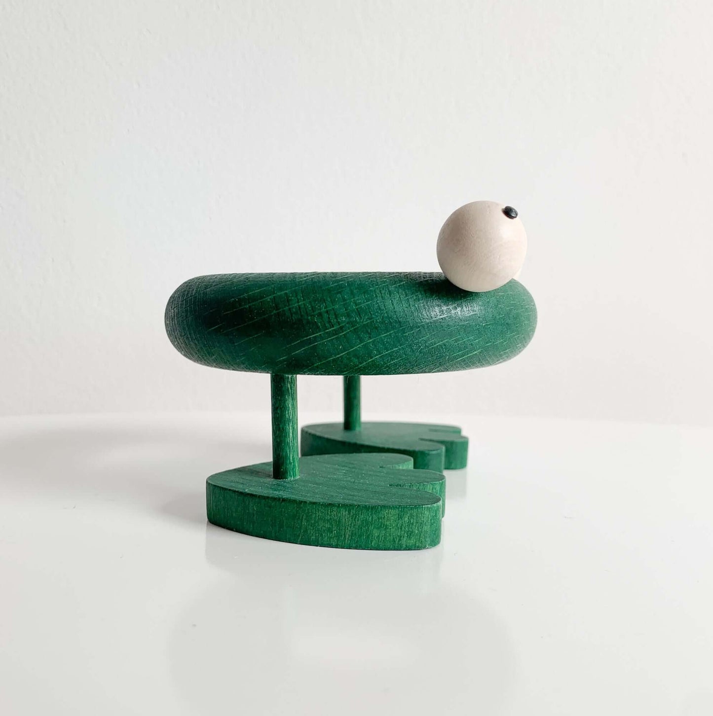 Aarikka Finnland | Froschfigur aus Holz, handgefertigt