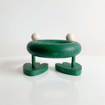 Aarikka Finnland | Froschfigur aus Holz, handgefertigt