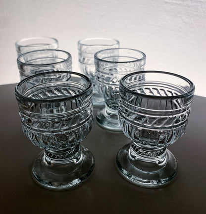 Riihimäen Lasi | Full Set 6 spirits glasses Olga