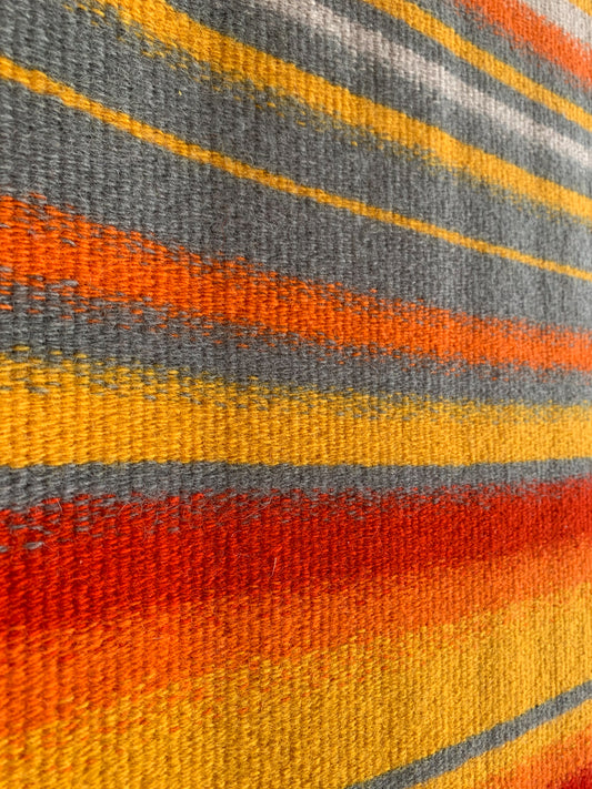 Lapland Raanu Wall Textile, Rug | Arctic Sunset Palette