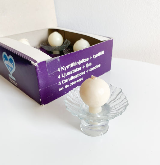 Nanny Still “Kehrä” Candle holders | Original box, candles
