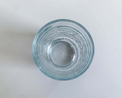 Vintage 4 Water Glasses Riihimaki Viola Series, 1970s Finland