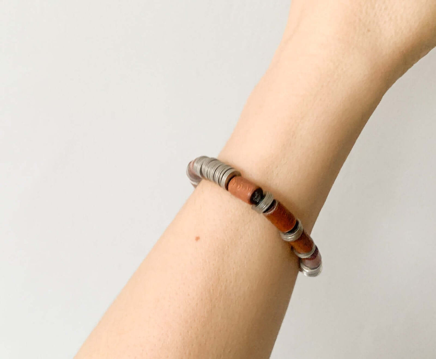 Aarikka Finland, wood bracelet Tamara, 1980s