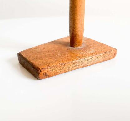Hand-carved wooden crane sculpture | 1950s to 1960s