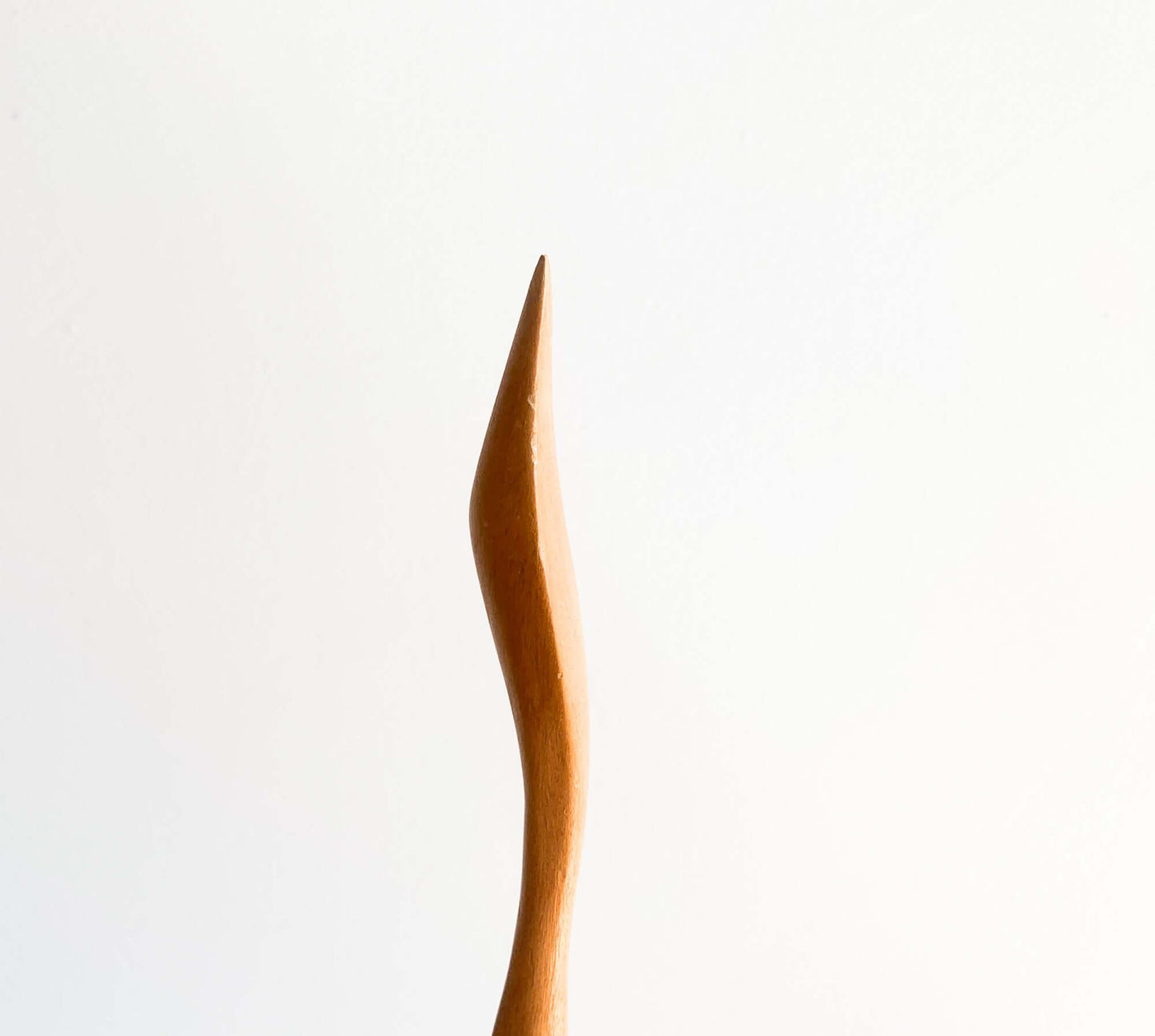 Hand-carved wooden crane sculpture | 1950s to 1960s