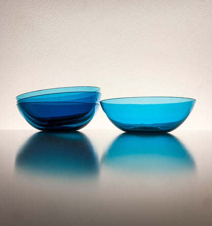 Riihimäki Helena Tynell | 4 Turquoise dessert bowls