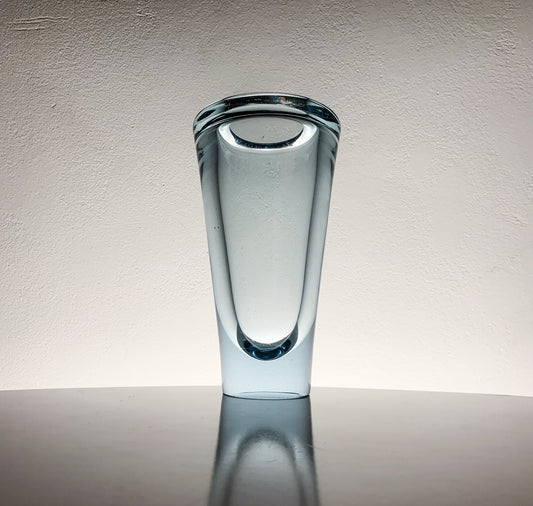 Per Lutken Holmegaard, vase Umanak Aqua 18 cm