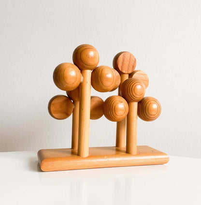 Aarikka Finland | Pine napkin holder & sculpture