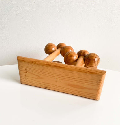 Aarikka Finland | Pine napkin holder & sculpture