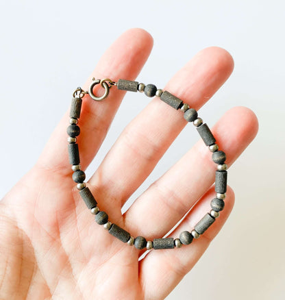 Aarikka Finland | Wooden and Metal Bracelet, Finland