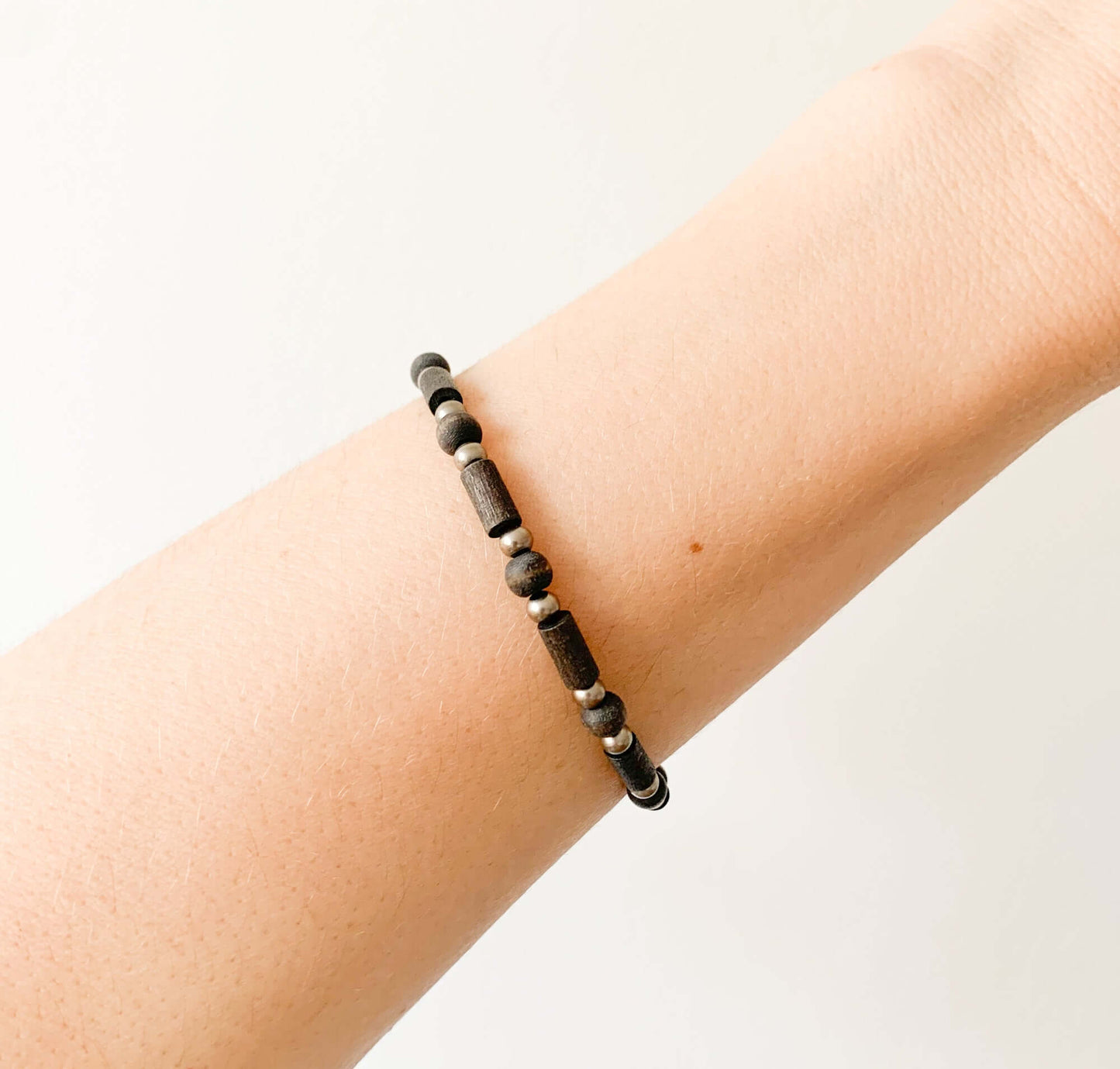 Aarikka Finland | Wooden and Metal Bracelet, Finland