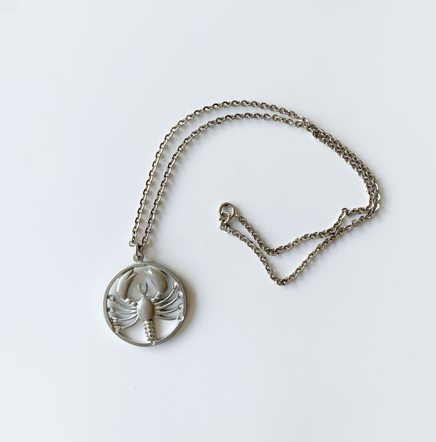 Jørgen Jensen Denmark | Pewter Cancer Pendant Necklace