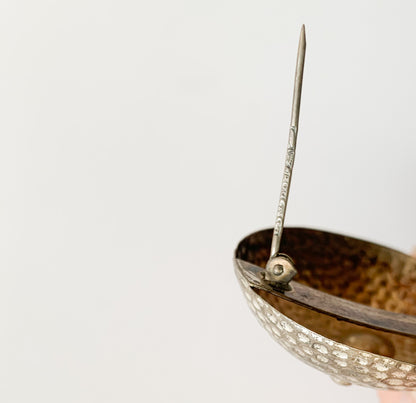Silver Modernist Brooch, Salovaara Finland 1962 (possibly Liisa Vitali)