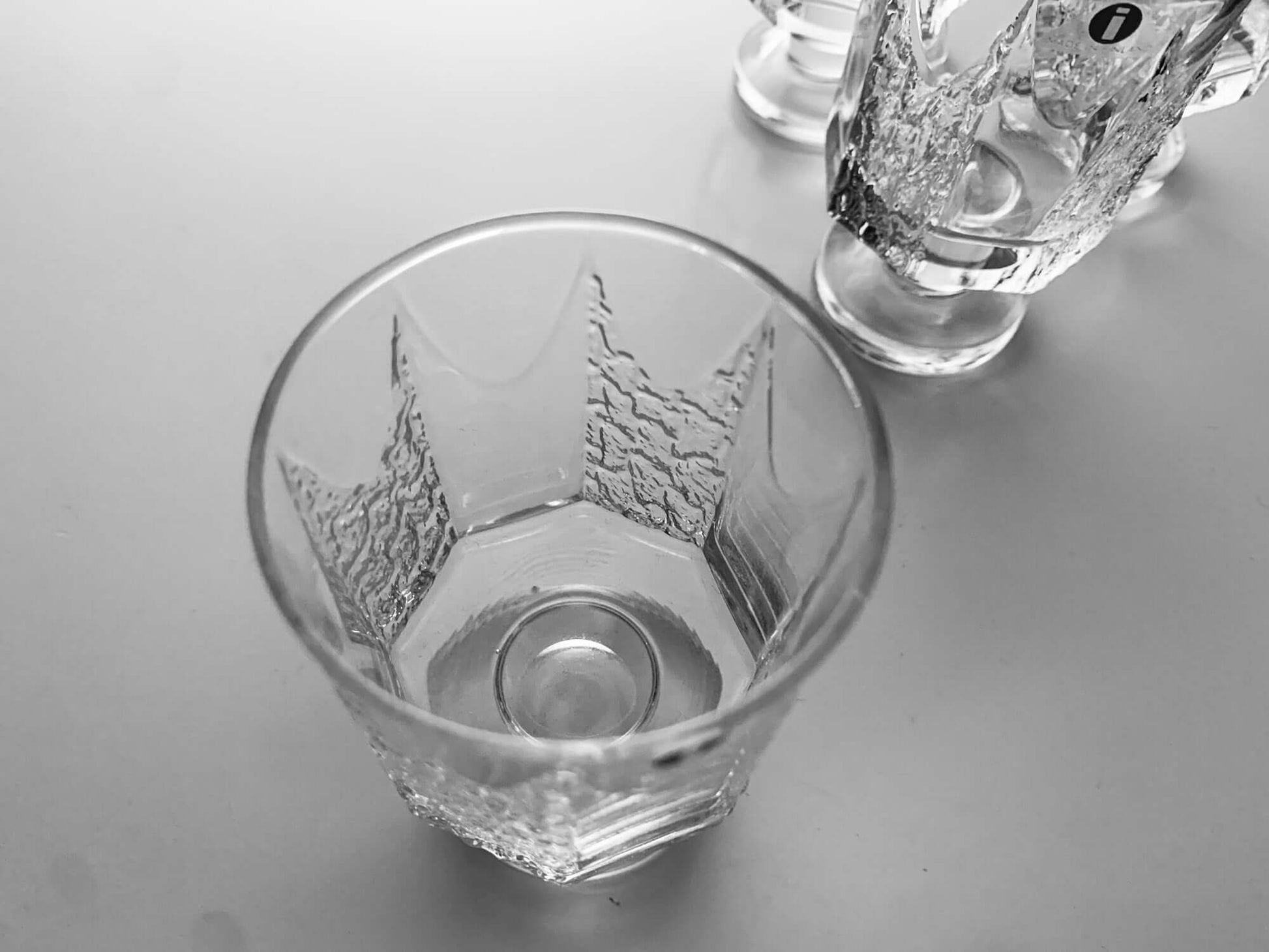 Vintage spirit glass cordials tumblers