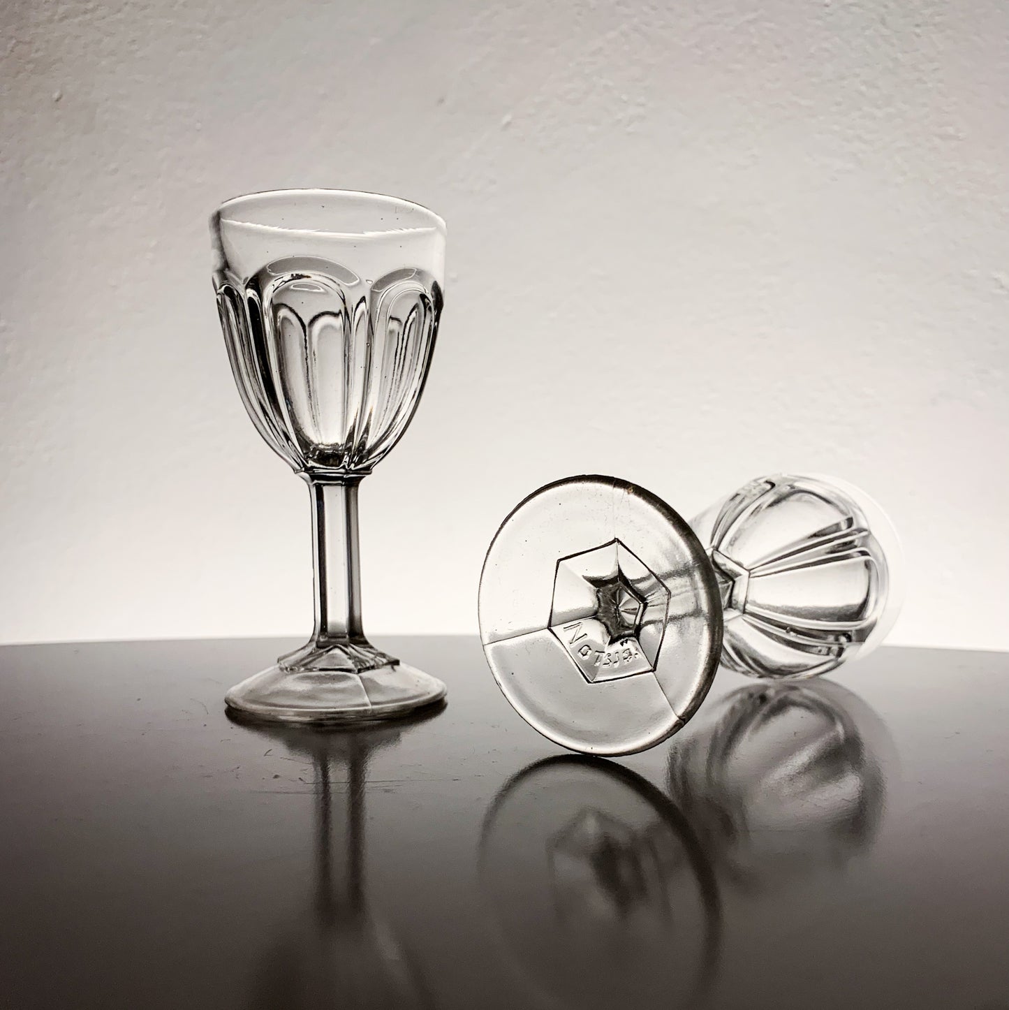 Notsjö Nuutajärvi Duo Liqueur Glasses | Finland 1910s