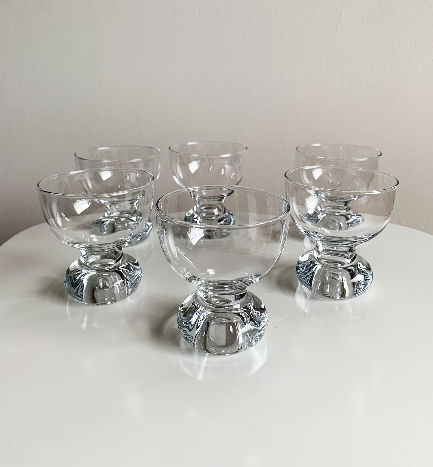 6 Riihimaen Lasi Nostalgia Glasses by Erkki Siiroinen