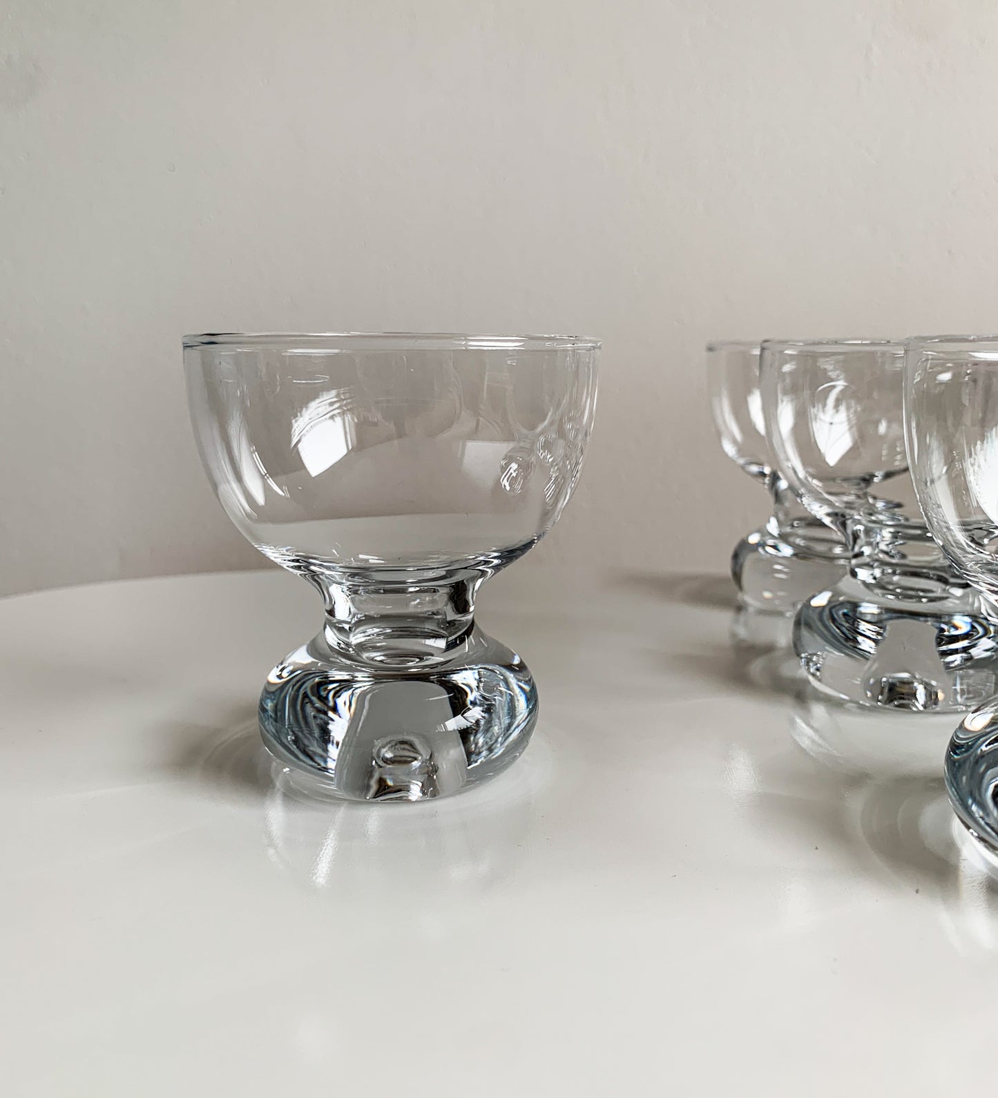 6 Riihimaen Lasi Nostalgia Glasses by Erkki Siiroinen