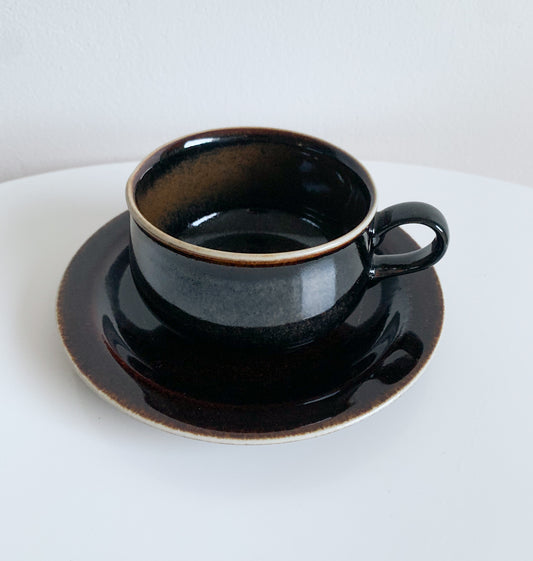 Arabia Finland | PW Tea Cup and Saucer by Peter Winquist