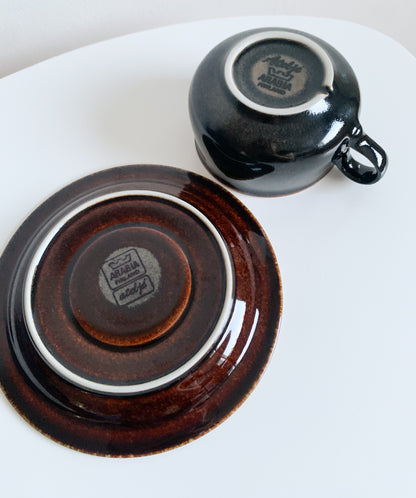 Arabia Finland | PW Tea Cup and Saucer by Peter Winquist