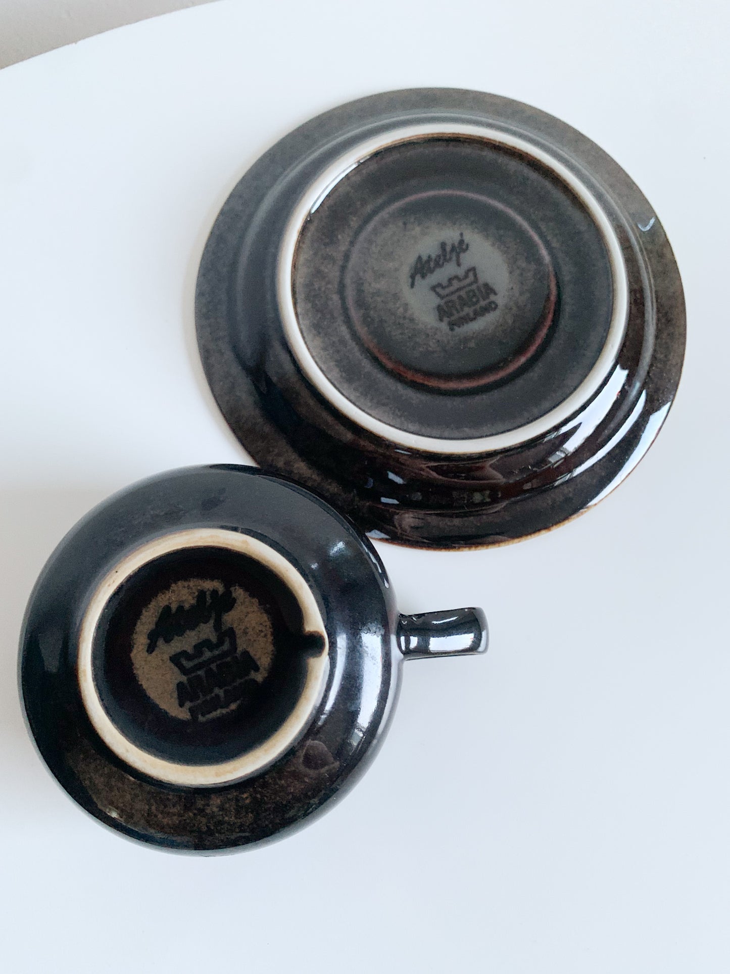 Arabia Finland | PW Cofee Cup and Saucer by Peter Winquist