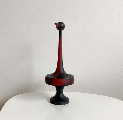 Paavo Asikainen Wooden Bird, Finland 1970s (27 cm)