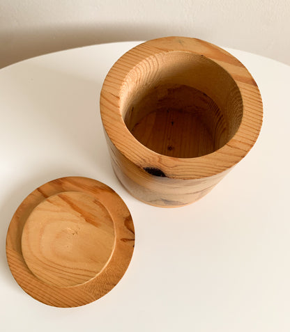 Aarikka Finland| Rare Wooden Pine Box, 1970s