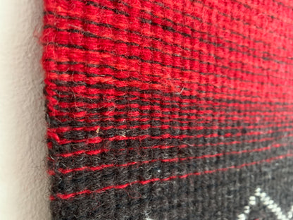 Vintage Finnish Raanu Wall Textile “Karelian Red”, 1970s