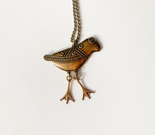 Kalevala Koru, Bronze bird Hattula pendant, large