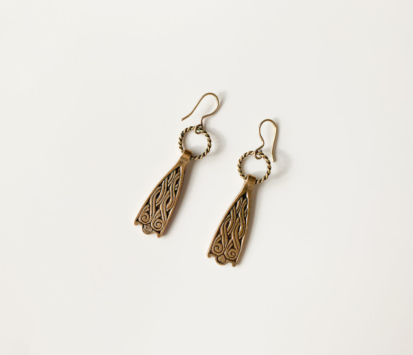 Kalevala Koru Bronze Earrings – Kaukolan Kekomaki