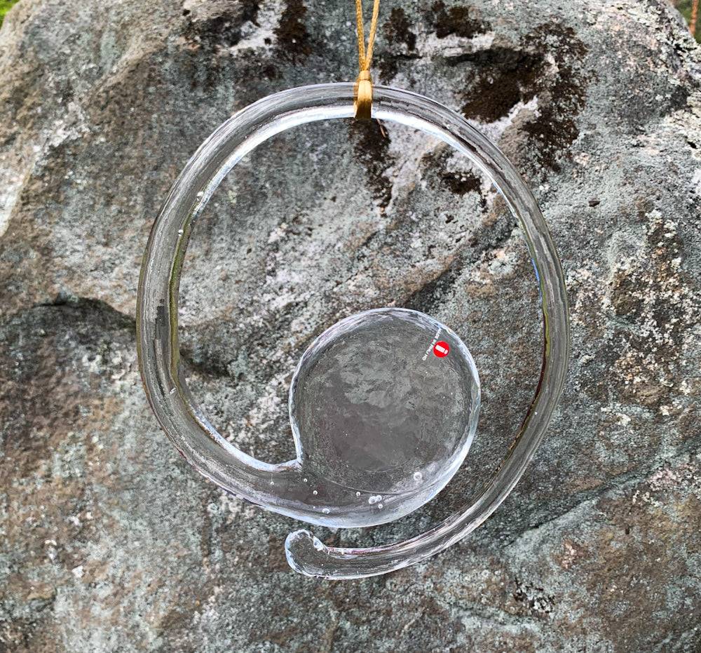 Vintage Artwork, suncatcher window decor. Designer Valto Kokko, Iittala Finland