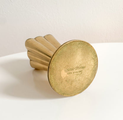 Ystad Metall | Brass Vase by Gunnar Ander, Sweden, circa 1940s