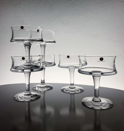 Tapio Wirkkala | Set of 6 Iittala Romantica champagne glasses