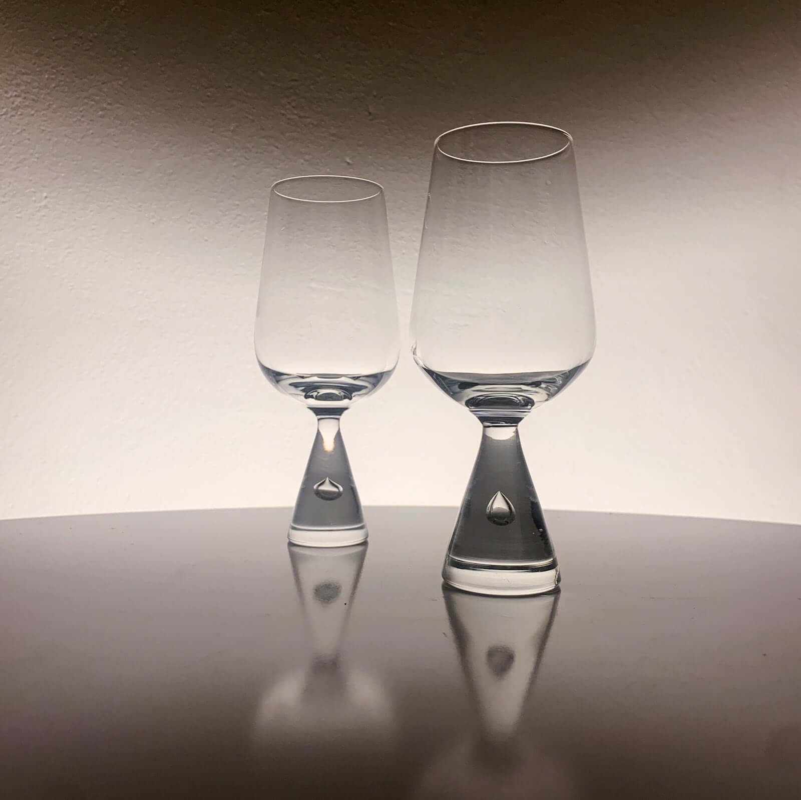 Danish Design 1980s Liquor Spirits Glasses
